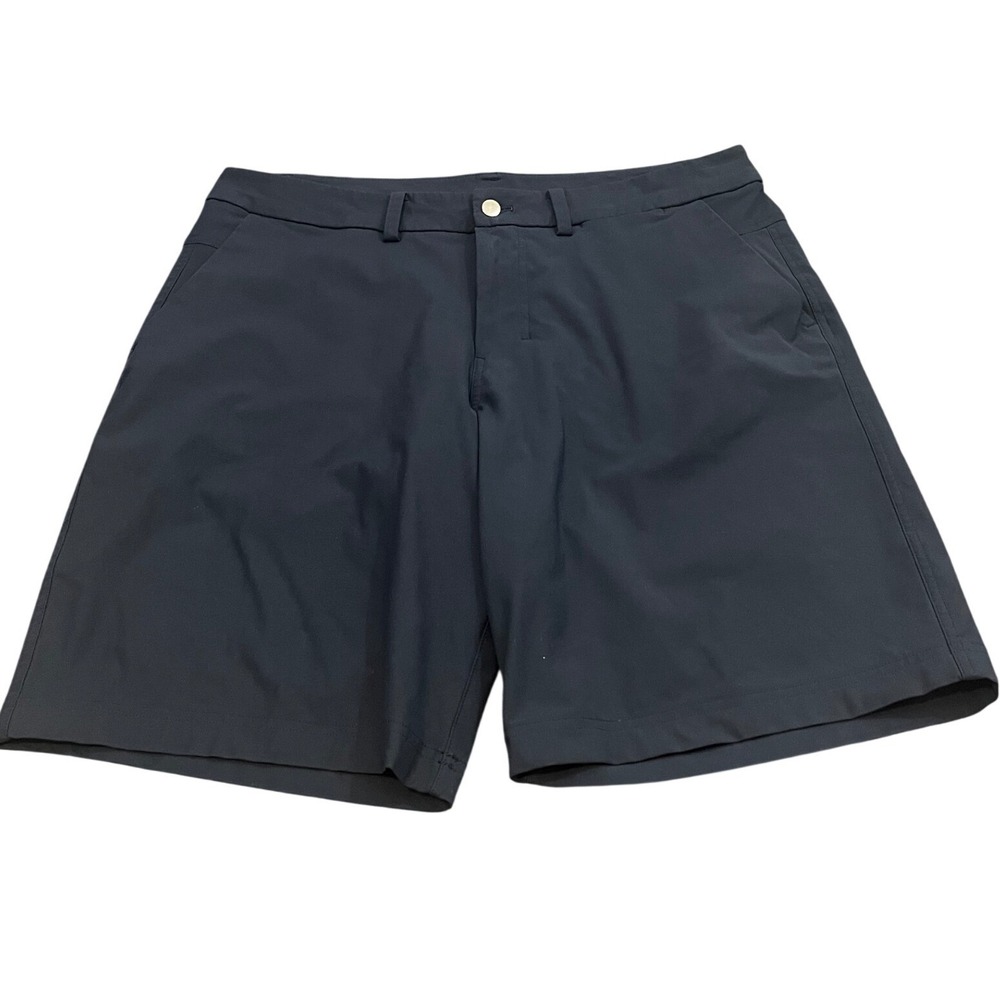 Lululemon Shorts Mens 36 The Works Short 11" Warpstreme LM7929S Navy Preppy Golf